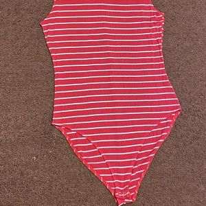 Striped Tank Top Bodysuit